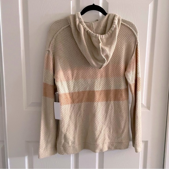 Rip Curl Block Party Beige Poncho Hoodie - Picture 8 of 8